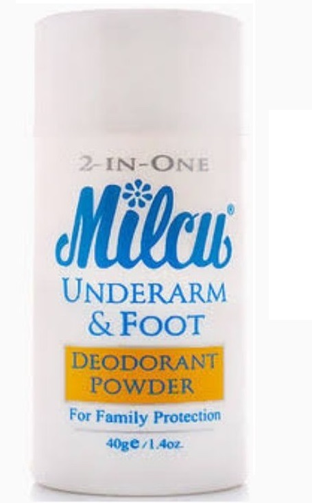 milcu underarm and foot deodorant powder 40g x 144