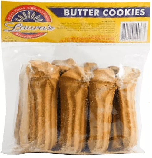 LAURA'S BUTTER COOKIES TINS 250g x 12