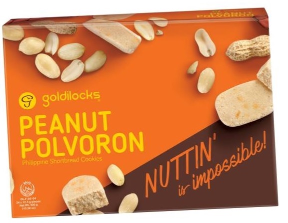 GOLDILOCKS PEANUT POLVORON 12.5g x 24