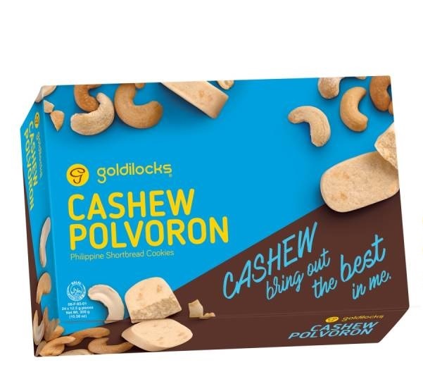 GOLDILOCKS CASHEW POLVORON 12.5g x 24