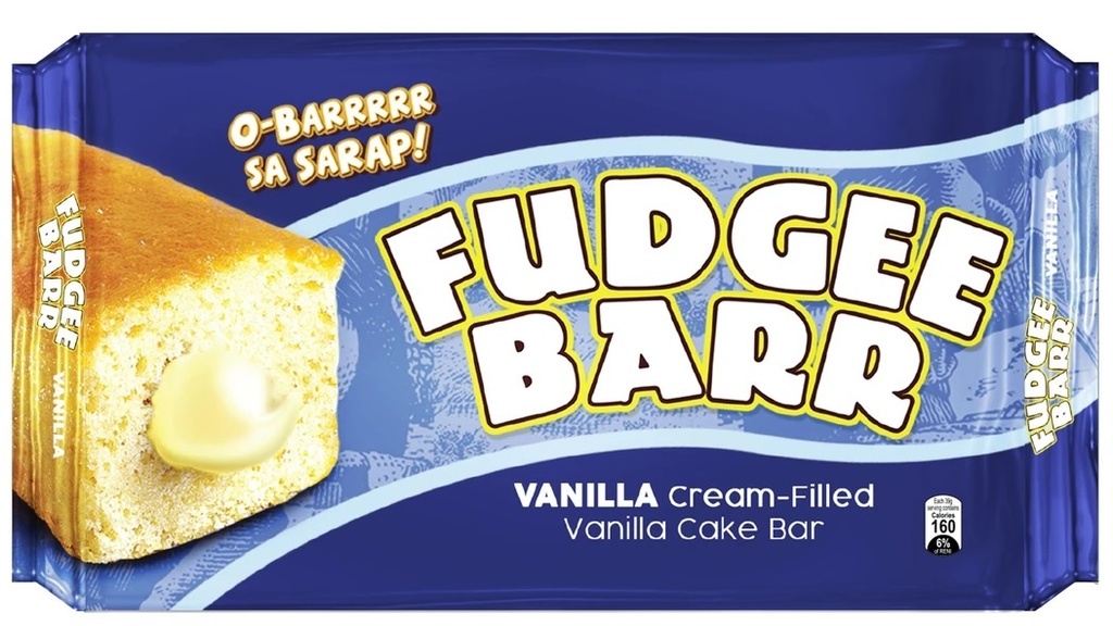 FUDGEE BAR VANILLA 40g x 10pcs x 10 bags