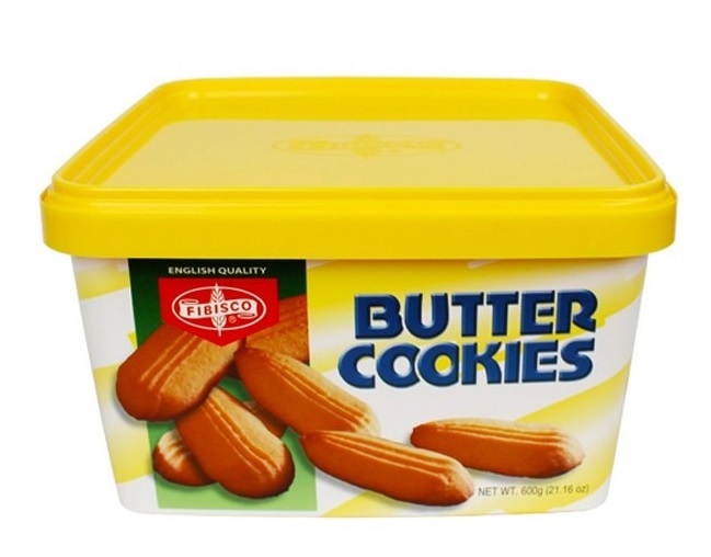 FIBISCO BUTTER COOKIES TUB 600g