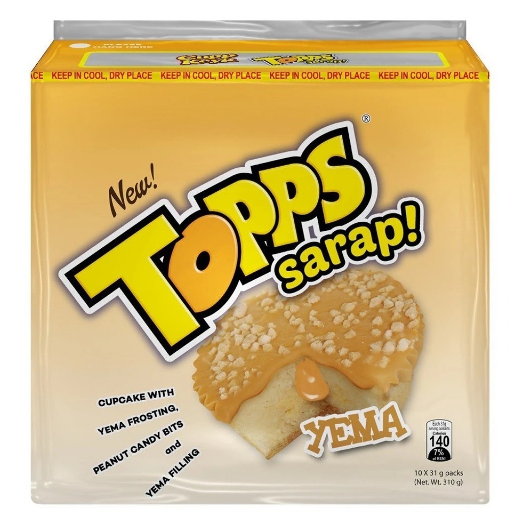CUPP KEYK YEMA TOPPS 34g x 10pcs x 10 bags