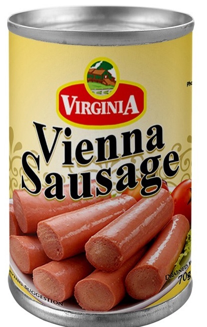 [CANN014] VIRGINIA VIENNA SAUSAGE 70g x 100
