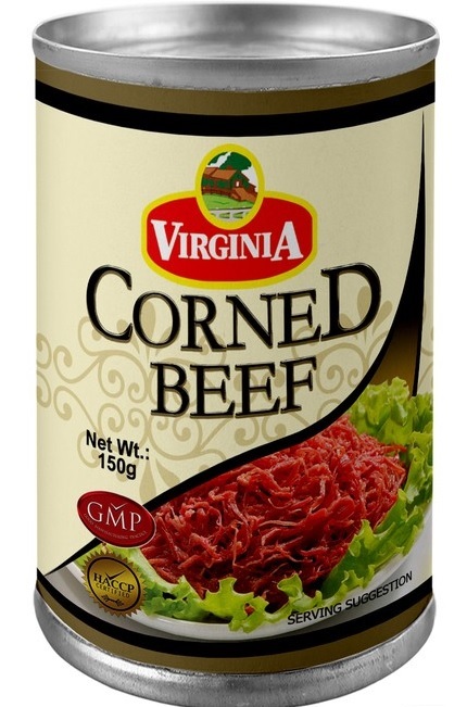 [CANN016] VIRGINIA Corned Beef 150g x 100