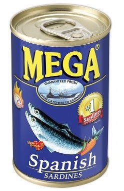 MEGA SARDINES SPANISH STYLE IN EASY OPEN CAN 155g x 100