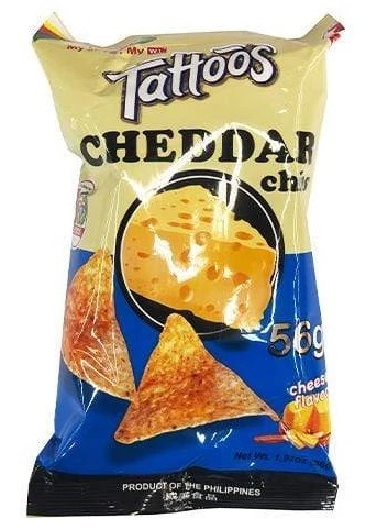 TATTOOS CHEDDAR CHEESE 56g x 100