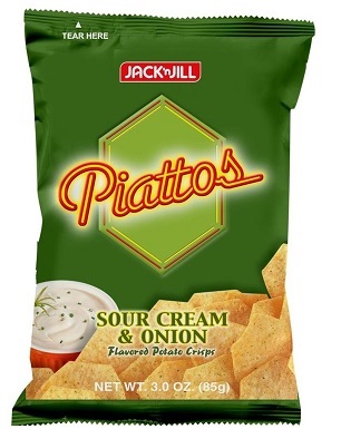 PIATTOS SOUR CREAM 85g x 50