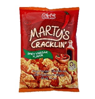 OISHI MARTY'S CRACKLIN SPICY FLAVOR 30 x 90g