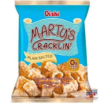 OISHI MARTY'S CRACKLIN PLAIN AND SALTED 30 x 90g
