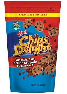 CHIPS DELIGHT CHOCOLATE CHIPS BRITTLE BROWNIE 120g X 24 1