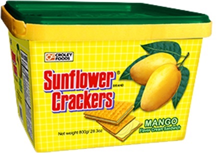SUN FLOWER CRACKERS MANGO 12 x 800g
