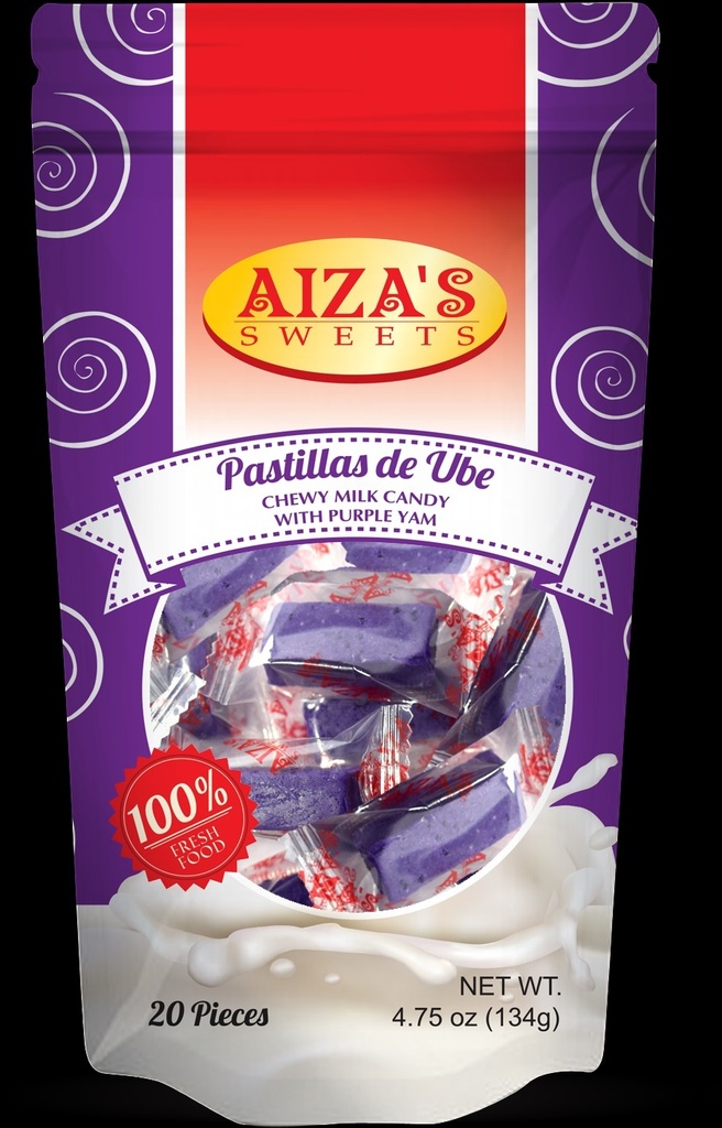 [CONF006] PASTILLAS DE UBE 134g x 20
