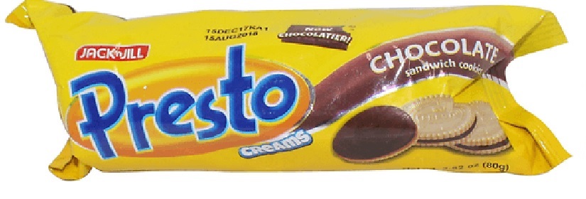 PRESTO CREAM CHOCOLATE JUNIOR PACK 80g x 100