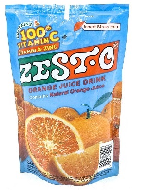 ZEST O ORANGE JUICE TETRA 200ml x 10