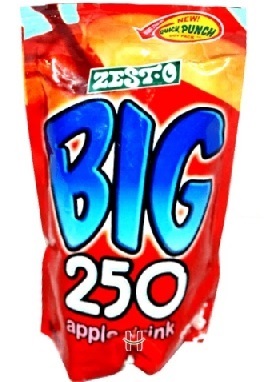 ZEST O BIG APPLE JUICE TETRA 250ml x 10