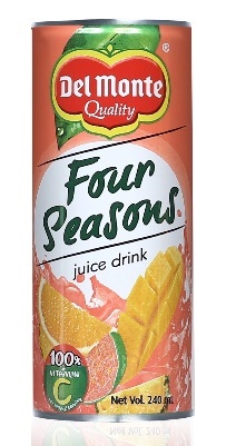 DELMONTE FOUR SEASONS JUICE 24 x 240 ml