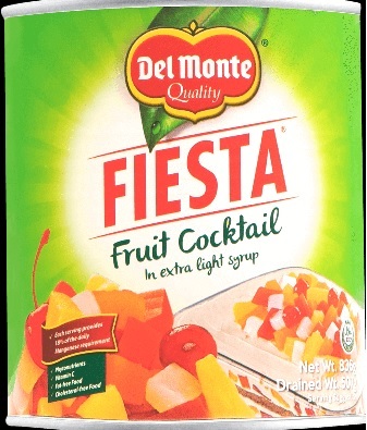 DELMONTE FIESTA FRUIT COCKTAIL ELS 24 x 836G