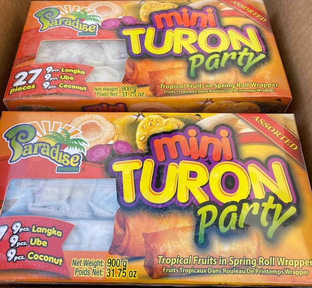 [FRZN011] PARADISE MINI TURON PARTY ASSORTED 10 x 900g