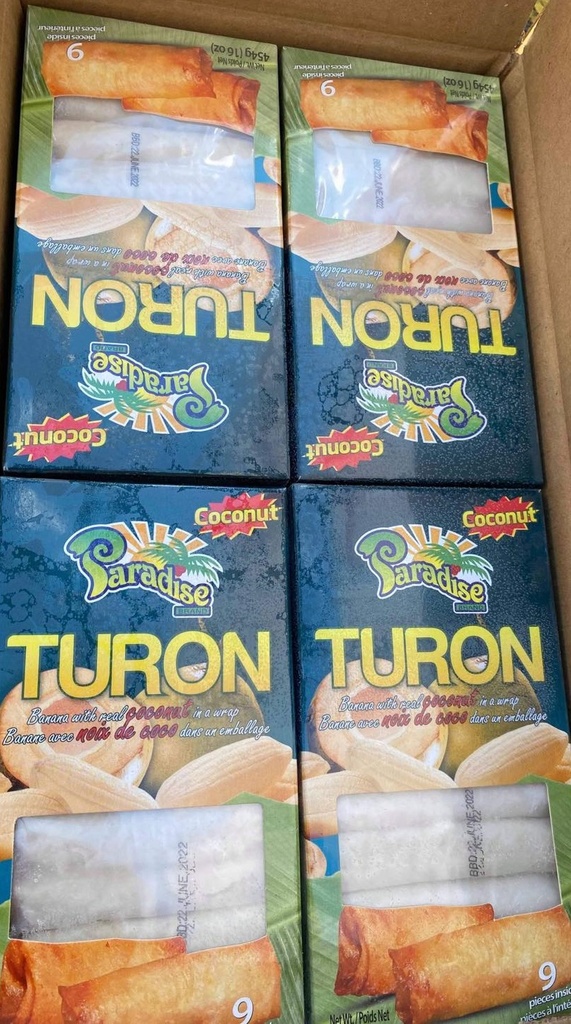 [FRZN014] PARADISE BANANA TURON WITH COCONUT 20 x 454g