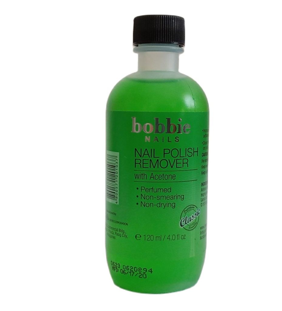 BOBBIE NAIL POLISH REMOVER 120ml x 12