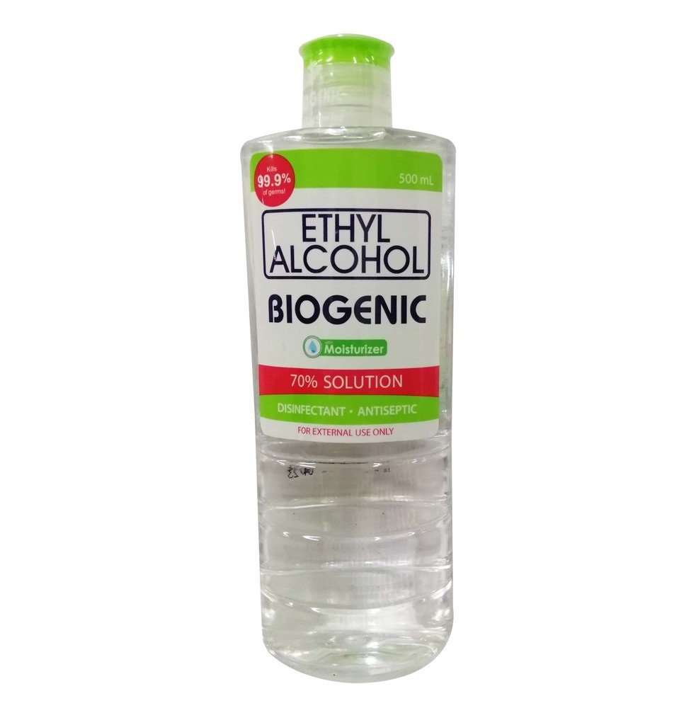 BIOGENIC ETHYL ALCOHOL 70' GREEN 500ml x 36