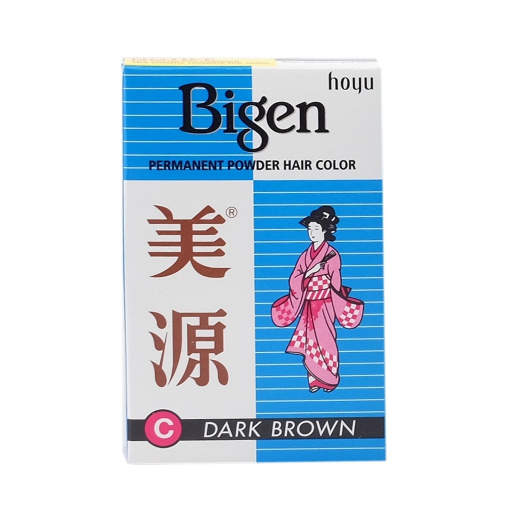 BIGEN HAIR DYE DARK BROWN 6g x 12pcs x 12packs