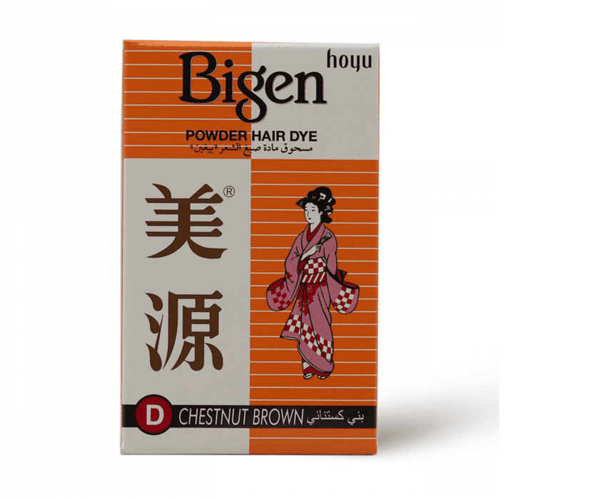 BIGEN HAIR DYE CHESTNUT BROWN 6g x 12pcs x 12packs