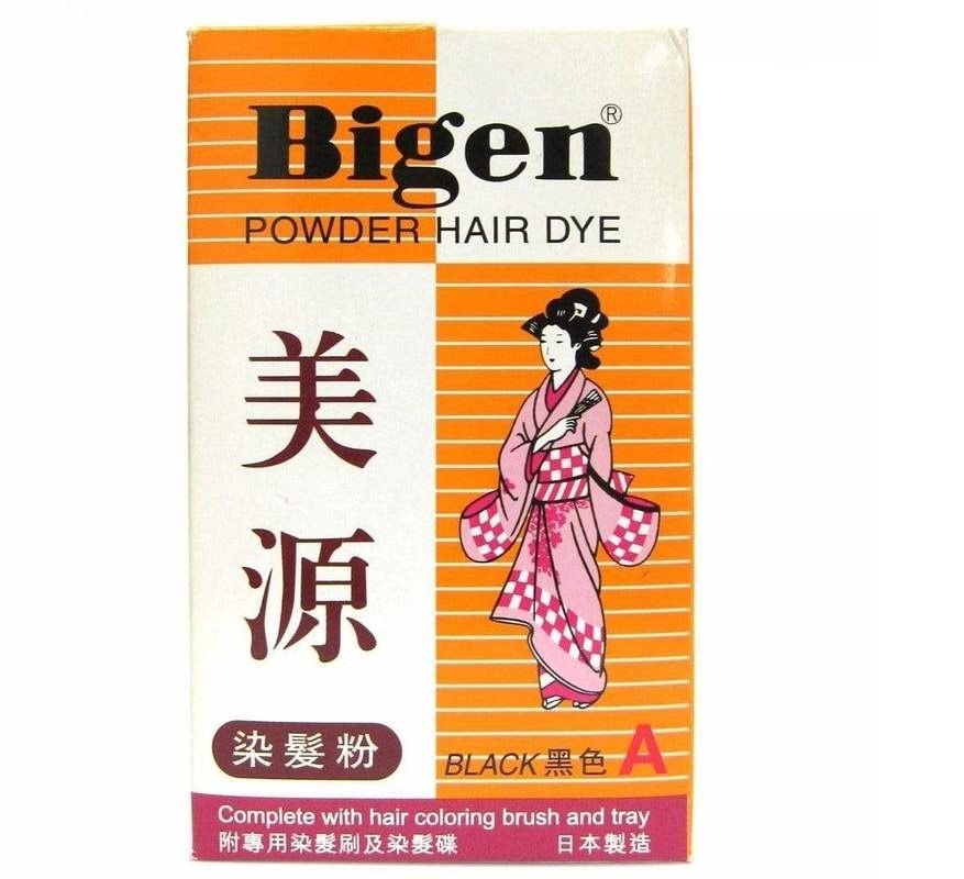 BIGEN HAIR DYE BLACK 6g x 12pcs x 12packs
