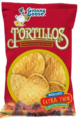 GRANNY GOOSE TORTILLOS BBQ 160g x 36