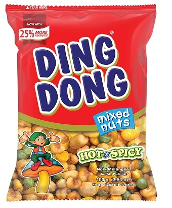 DING DONG HOT AND SPICY 100g x 60