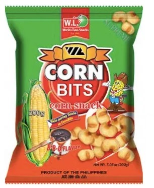 CORN BITS BBQ FLAVOR 200g X 50