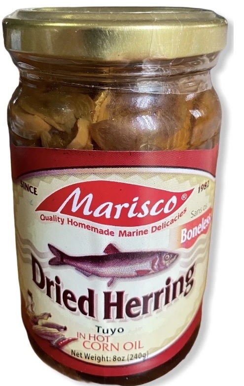 DRIED HERRING 'TUYO' BONELESS IN CORN OIL 240g x 24