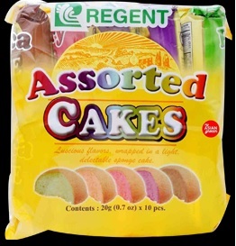 REGENT CAKE ASSORTED 20g x 10's
