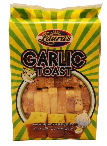 LAURA'S GARLIC BUTTERED TOASTS 200g x 36