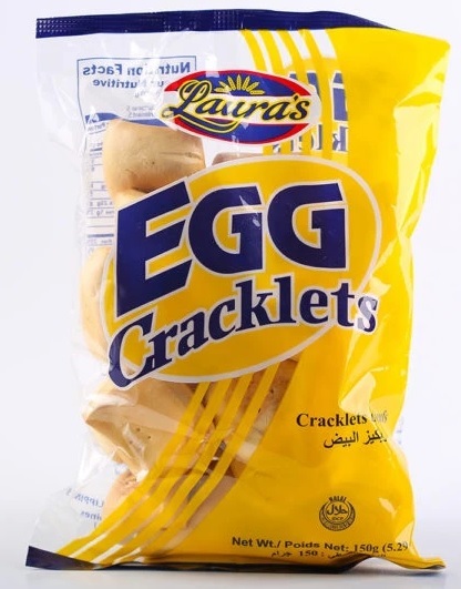 LAURA'S EGG CRACKLET 250g x 20