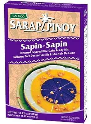 SARAP PINOY SAPIN SAPIN STEAM LAYERED RICE CAKE MIX 460g X 16