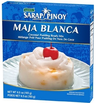 SARAP PINOY MAJA BLANCA COCONUT PUDDING MIX 185g X 24