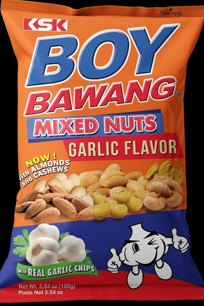 BOY BAWANG MIX NUT GARLIC FLAVOR 100g x 40