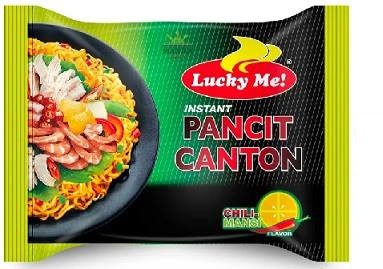 LUCKY ME PANCIT CANTON CHILI MANSI 60g x 6packs x 12
