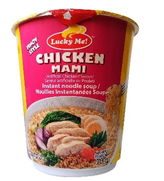 LUCKY ME CHICKEN MAMI FLAVOR SUPREME CUP NOODLES 70g x 30