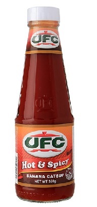 UFC BANANA CATSUP HOT 320G X 24