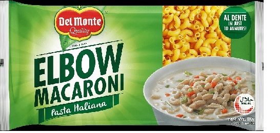 DELMONTE ELBOW MACARONI PASTA 1kg x 10