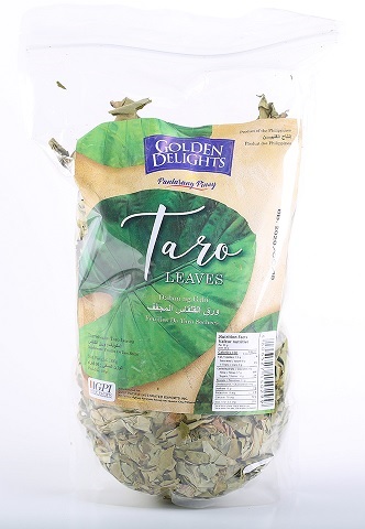 GOLDEN DELIGHTS DRIED TARO LEAVES 20 x 100g