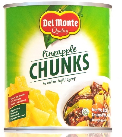 DELMONTE PINEAPPLE CHUNKS 822g X 24