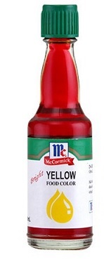 MCCORMICK YELLOW FOOD COLOR 24 x 20ml