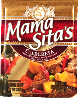 MAMA SITA SPICY SAUCE CALDERETA 50g x 24 1