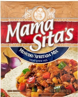 MAMA SITA MEAT STEW MIX AFRITADA MENUDO 30g x 24