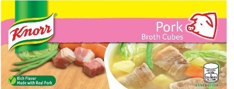 KNORR PORK CUBES 120g x 36