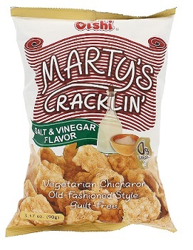 OISHI MARTY'S CRACKLIN SALT AND VINEGAR 30 x 90g